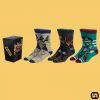New β Bioworld My Hero Academia: 3 Pair Box Set - Crew 𧦠Socks β 1 Bioworld My Hero Academia: 3 Pair Box Set - Crew Socks