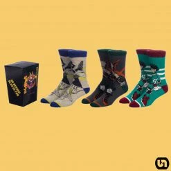 Bioworld My Hero Academia: 3 Pair Box Set - Crew Socks