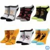 Bioworld Naruto: 6 Pair Ankle Socks - Youth