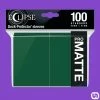 Ultra Pro: Eclipse PRO Matte Deck Protector Sleeves - Green 100ct Supplies