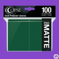 Ultra Pro: Eclipse PRO Matte Deck Protector Sleeves - Green 100ct Supplies