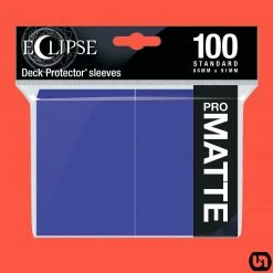 Ultra Pro: Eclipse PRO Matte Deck Protector Sleeves - Purple 100ct Supplies