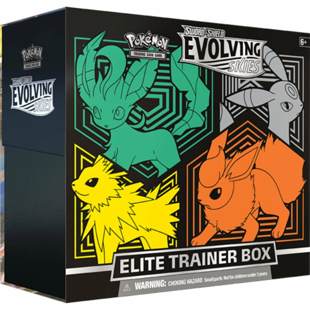 Discount π Pokemon TCG: Sword & Shield Evolving Skies Elite Trainer Box (Leafeon, Jolteon, Umbreon, Flareon) βοΈ 3 Pokemon TCG: Sword & Shield Evolving Skies Elite Trainer Box (Leafeon, Jolteon, Umbreon, Flareon)