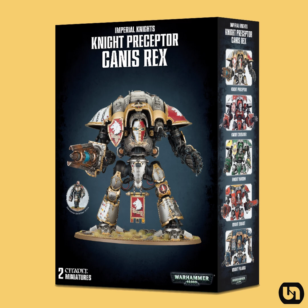New β Games Workshop Miniatures Warhammer: 40,000 - Imperial Knights-Knight Preceptor Canis Rex π 3 Games Workshop Miniatures Warhammer: 40,000 - Imperial Knights-Knight Preceptor Canis Rex