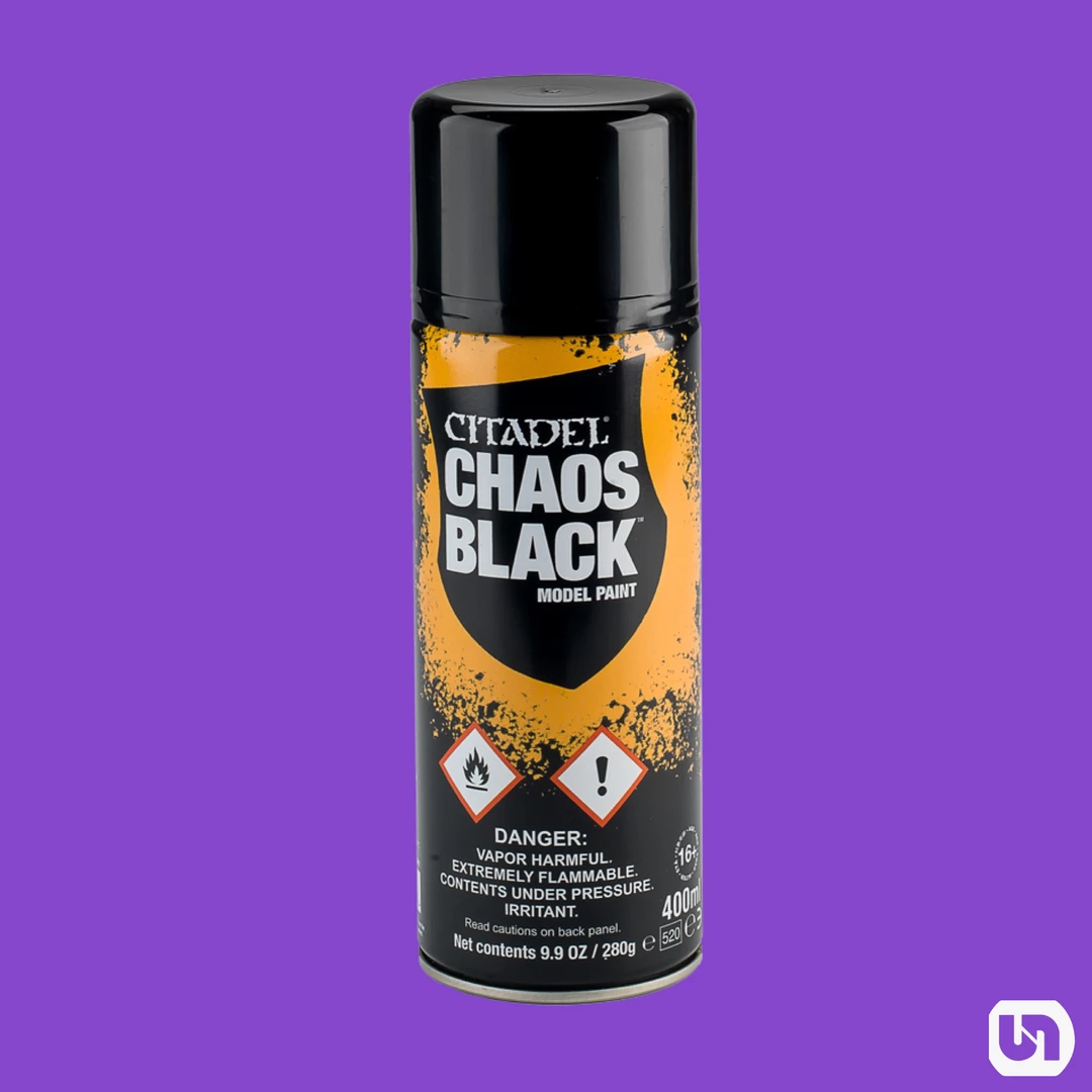 Outlet π Games Workshop Miniatures Warhammer: Citadel Colour - Spray Paint - Chaos Black π₯° 3 Games Workshop Miniatures Warhammer: Citadel Colour - Spray Paint - Chaos Black
