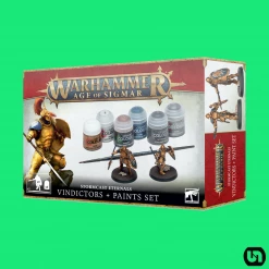 Games Workshop Miniatures Warhammer: Age Of Sigmar - Stormcast Eternals Vindictors + Paints Set