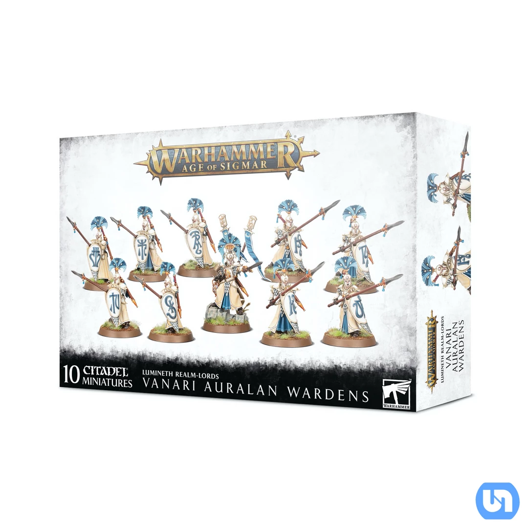 Brand new 𧨠Games Workshop Warhammer: Age Of Sigmar - Lumineth Realm-Lords-Vanari Auralan Wardens Miniatures ⨠3 Games Workshop Warhammer: Age Of Sigmar - Lumineth Realm-Lords-Vanari Auralan Wardens Miniatures