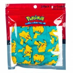 Bioworld Merch Pokemon: 3 Pack Adjustable Face Covers