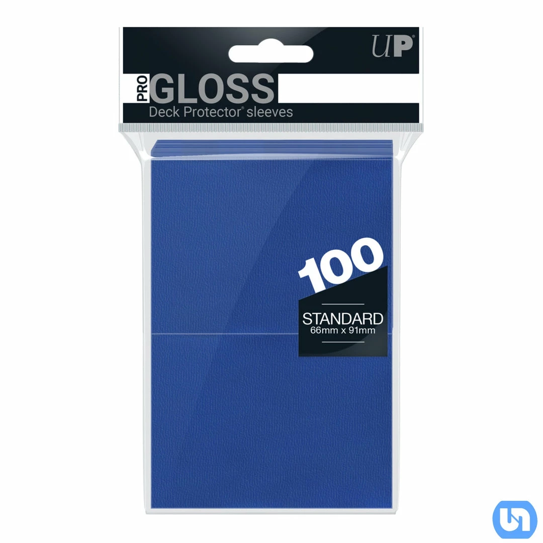 Hot Sale π Ultra Pro: PRO Gloss Deck Protector Sleeves - Blue 100ct π 3 Ultra Pro: PRO Gloss Deck Protector Sleeves - Blue 100ct