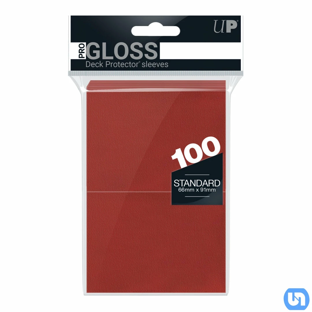 Flash Sale π Ultra Pro: PRO Gloss Deck Protector Sleeves - Red 100ct Supplies π― 3 Ultra Pro: PRO Gloss Deck Protector Sleeves - Red 100ct Supplies
