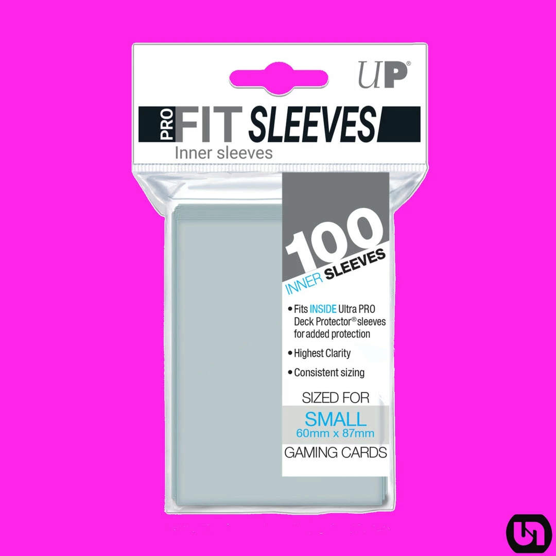 New β€οΈ Ultra Pro: Inner Sleeves - Fit Sleeves (Small) 60mm X 87mm 100ct π 3 Ultra Pro: Inner Sleeves - Fit Sleeves (Small) 60mm X 87mm 100ct