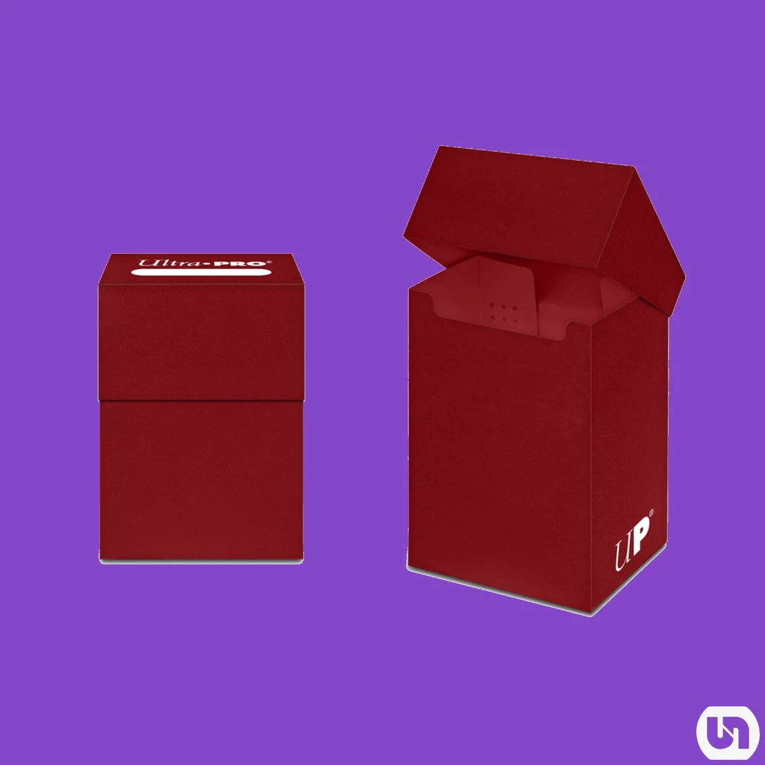 Discount โค๏ธ Supplies Ultra Pro: PRO 80+ Deck Box - Red ๐ 3 Supplies Ultra Pro: PRO 80+ Deck Box - Red