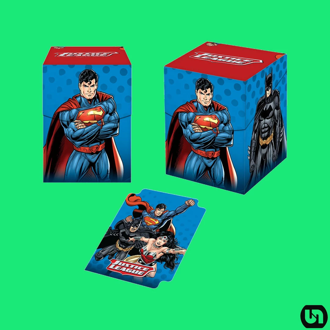 Flash Sale π Ultra Pro: PRO 100+ Deck Box - Justice League π 3 Ultra Pro: PRO 100+ Deck Box - Justice League