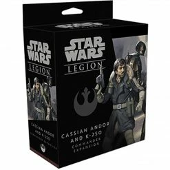 Fantasy Flight Games Miniatures Star Wars: Legion - Cassian Andor And K-2SO Commander Expansion