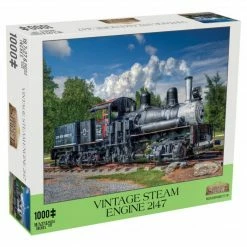 MCHEZO Vintage Steam Engine 1000pc Puzzle