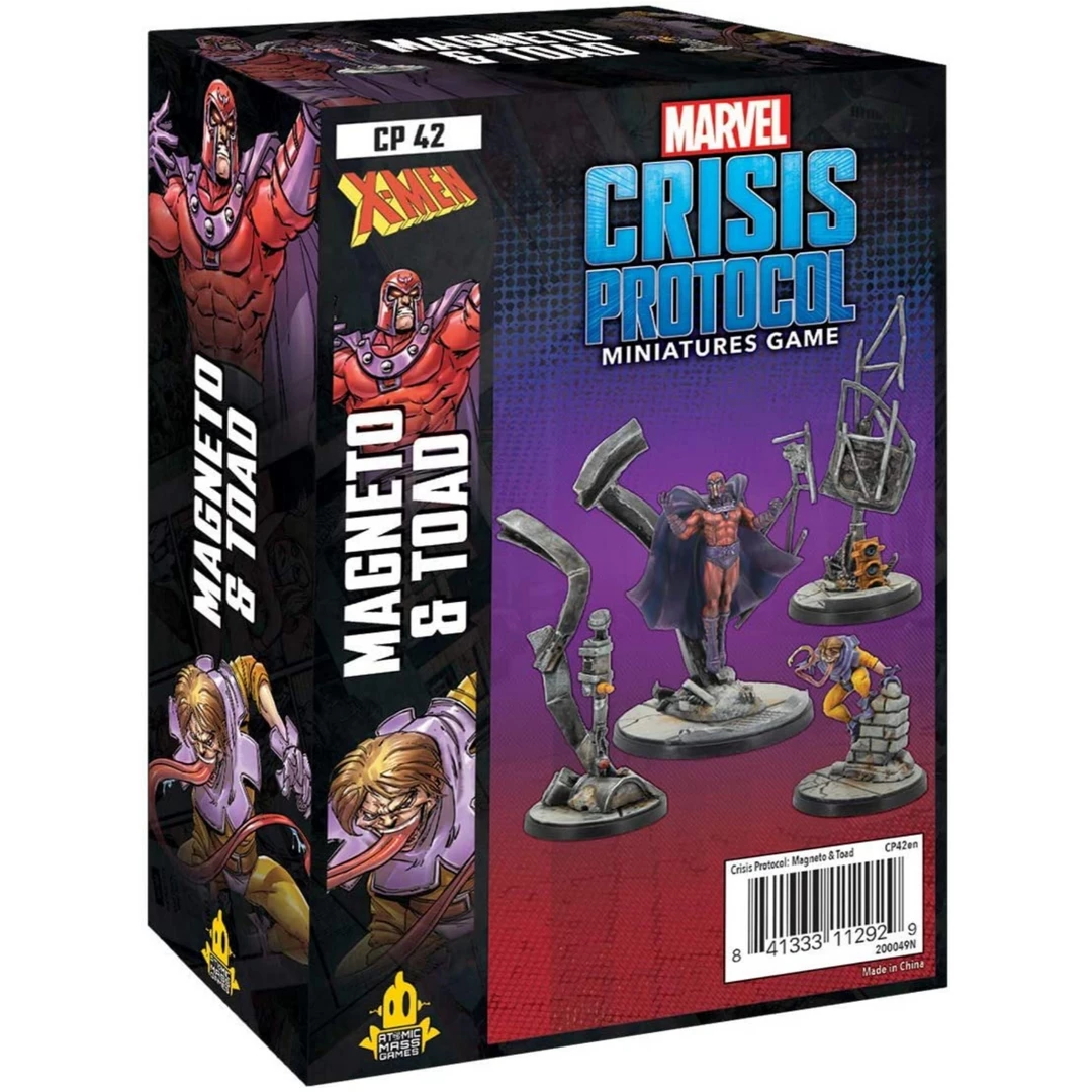 Best Pirce 🥰 Atomic Mass Games Marvel Crisis Protocol: Magneto & Toad Miniatures 🤩 3 Atomic Mass Games Marvel Crisis Protocol: Magneto & Toad Miniatures
