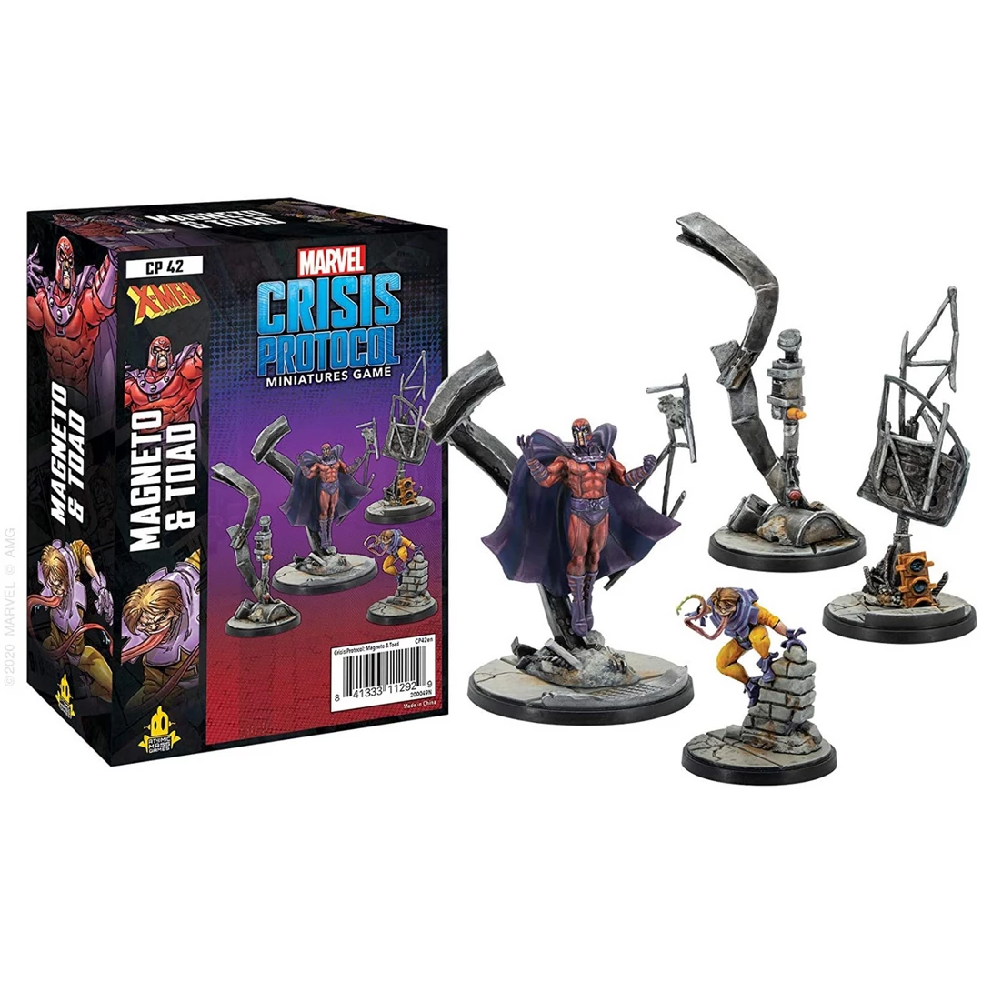 Best Pirce 🥰 Atomic Mass Games Marvel Crisis Protocol: Magneto & Toad Miniatures 🤩 4 Atomic Mass Games Marvel Crisis Protocol: Magneto & Toad Miniatures