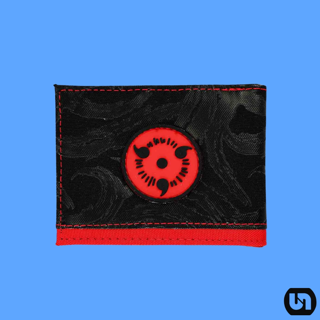 Brand new π Bioworld Naruto: Bi-Fold Wallet - Sharingan π 3 Bioworld Naruto: Bi-Fold Wallet - Sharingan