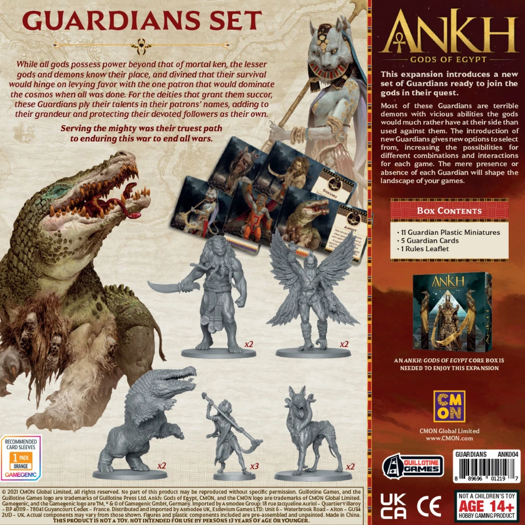Promo π CMON Global Limited Ankh: Gods Of Egypt - Guardians Set Board Games β¨ 4 CMON Global Limited Ankh: Gods Of Egypt - Guardians Set Board Games