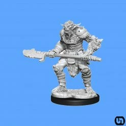 Wizkids Dungeons & Dragons: Nolzur's Marvelous Miniatures Wave 15 - Bugbear Barbarian Male & Bugbear Rogue Female