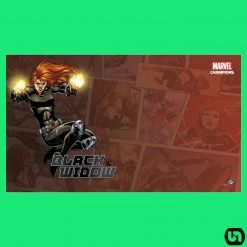Fantasy Flight Games Marvel Champions: Black Widow Game Mat Marvel Champions Card Game