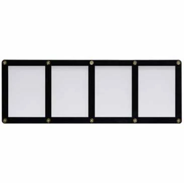 Discount 𧨠Ultra Pro: 4 Card Frame Screwdown Holder - Black Supplies π 3 Ultra Pro: 4 Card Frame Screwdown Holder - Black Supplies
