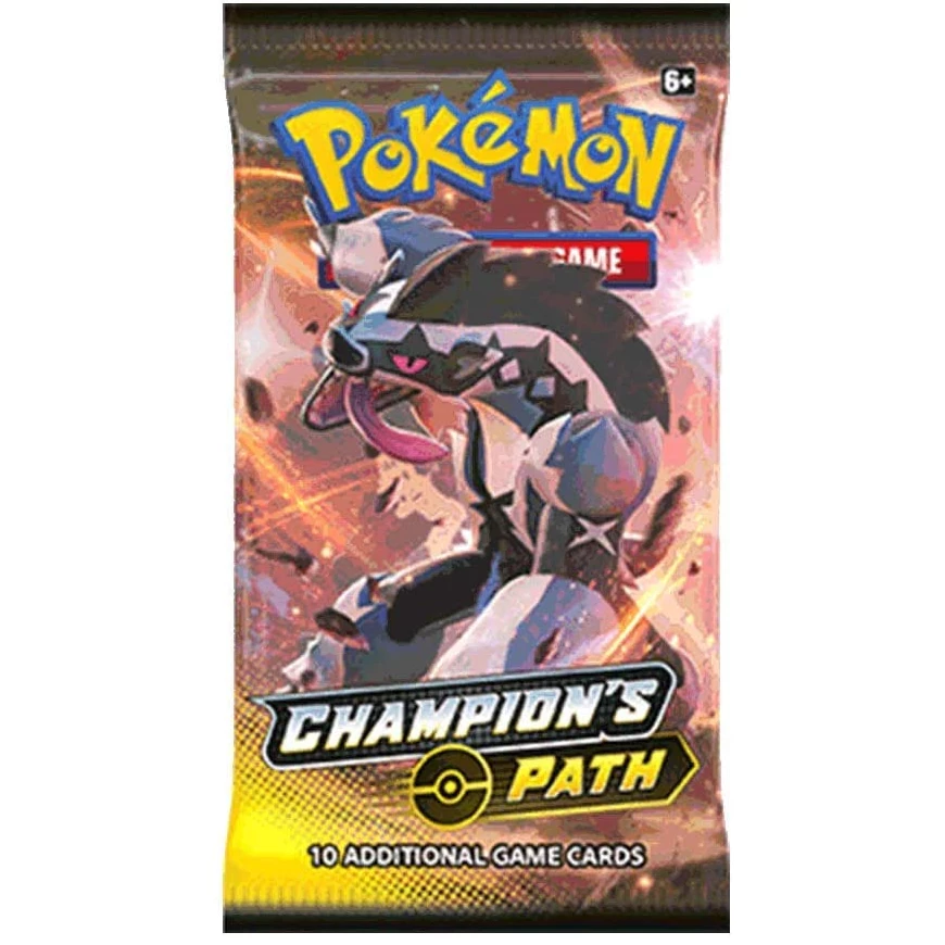 Coupon βοΈ Pokemon TCG: Champion's Path Booster Pack 𧨠3 Pokemon TCG: Champion's Path Booster Pack