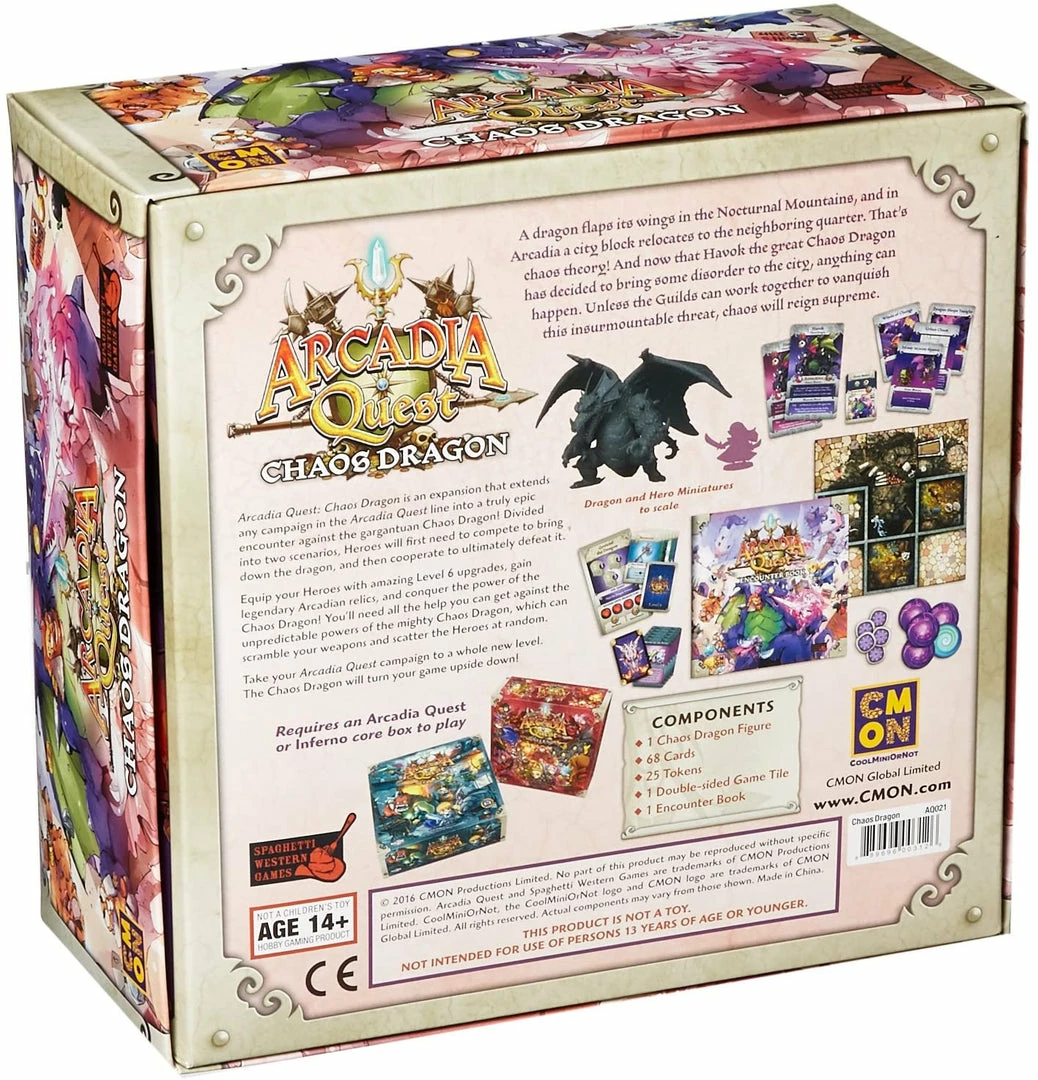 Coupon π― CMON Global Limited Arcadia Quest: Chaos Dragon Board Games π 4 CMON Global Limited Arcadia Quest: Chaos Dragon Board Games