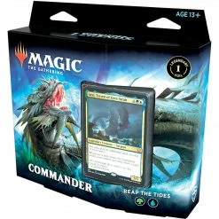 Wizards Of The Coast Magic The Gathering: Commander Legends, Reap The Tides - Commander Deck TCGs