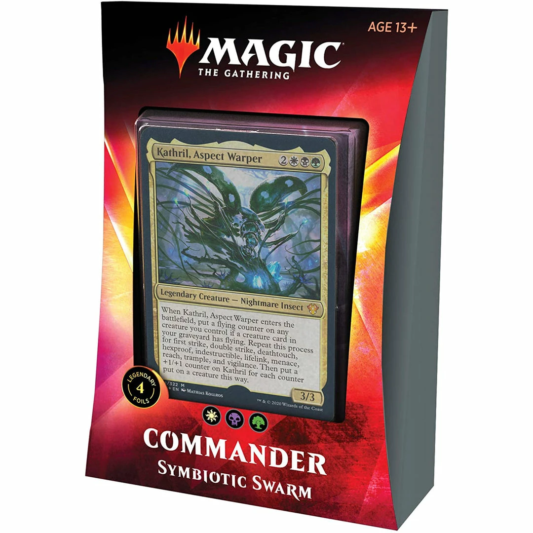 Promo ๐ Wizards Of The Coast Magic The Gathering: Ikoria-Lair Of Behemoths Commander - Symbiotic Swarm ๐ 3 Wizards Of The Coast Magic The Gathering: Ikoria-Lair Of Behemoths Commander - Symbiotic Swarm