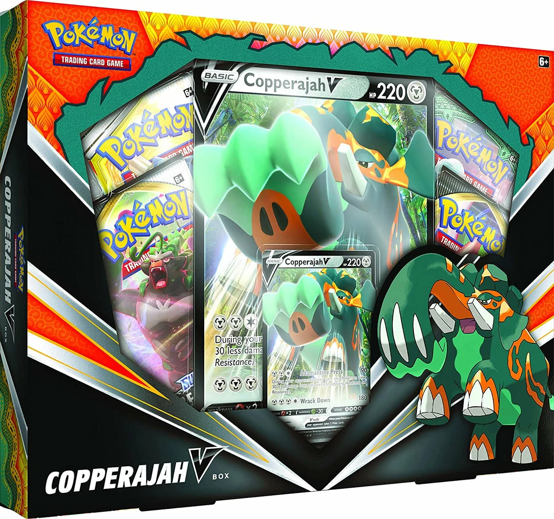 Best reviews of ✔️ TCGs Pokemon TCG: Copperajah V Box 🌟 3 TCGs Pokemon TCG: Copperajah V Box