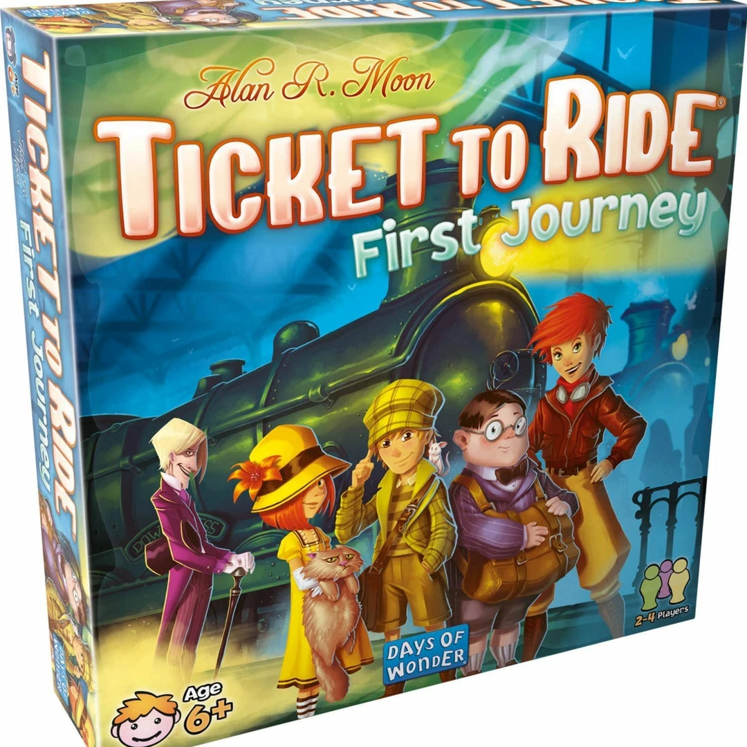 New ⌛ Days Of Wonder Ticket To Ride: First Journey Board Games ✔️ 3 Days Of Wonder Ticket To Ride: First Journey Board Games