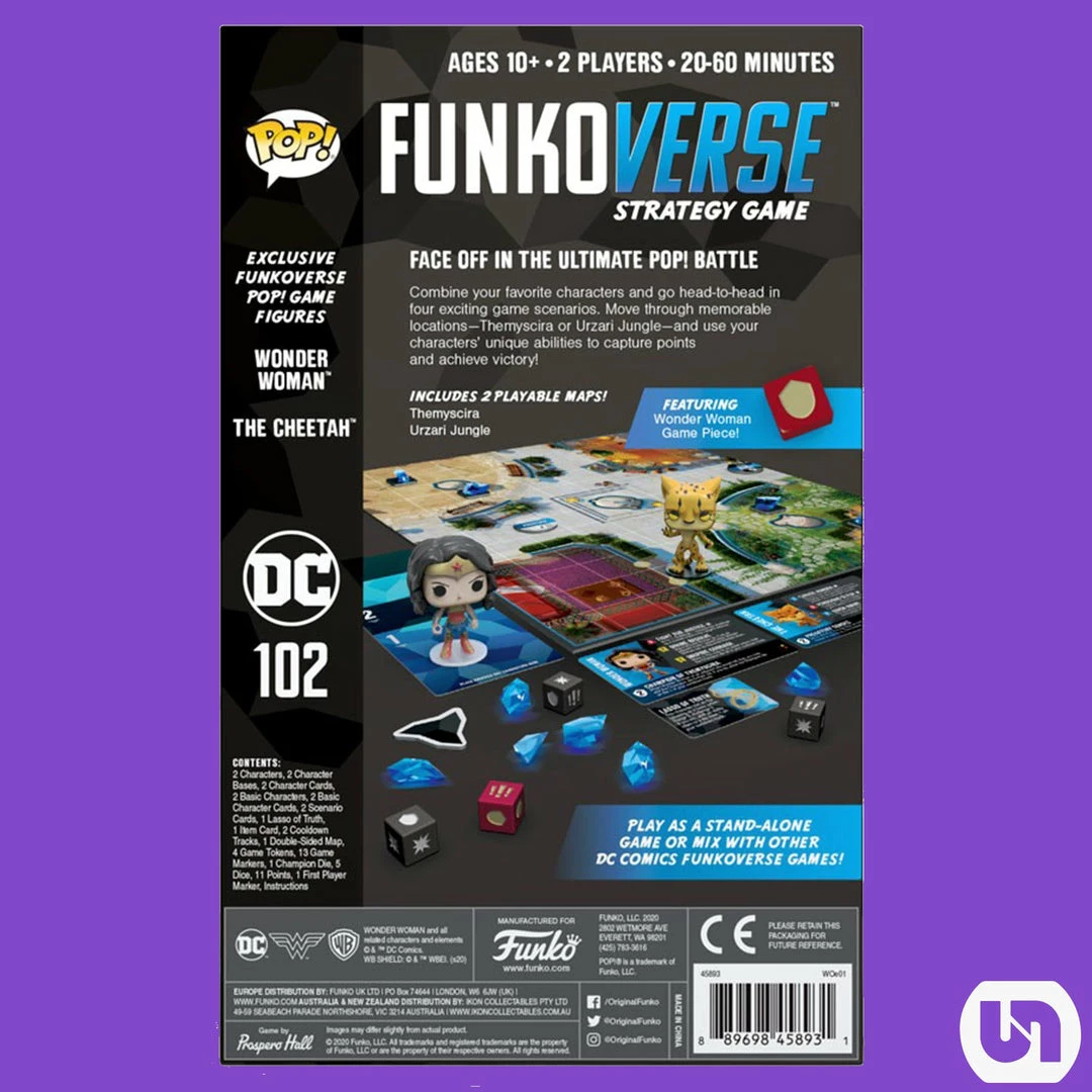Outlet π― Board Games Pop!: Funkoverse - DC Wonder π© Woman 102 Expandalone π 4 Board Games Pop!: Funkoverse - DC Wonder Woman 102 Expandalone