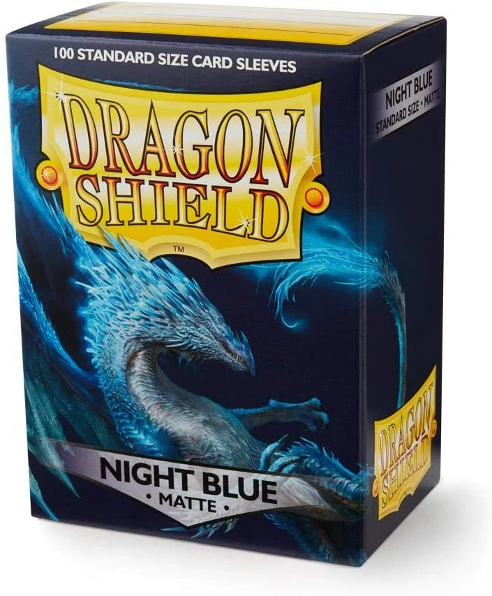 Wholesale π₯° Arcane Tinman Dragon Shield: Matte Night Blue 100ct Sleeves Supplies π₯ 3 Arcane Tinman Dragon Shield: Matte Night Blue 100ct Sleeves Supplies