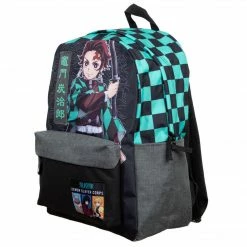 Bioworld Merch Demon Slayer: Corps Checker Laptop Backpack