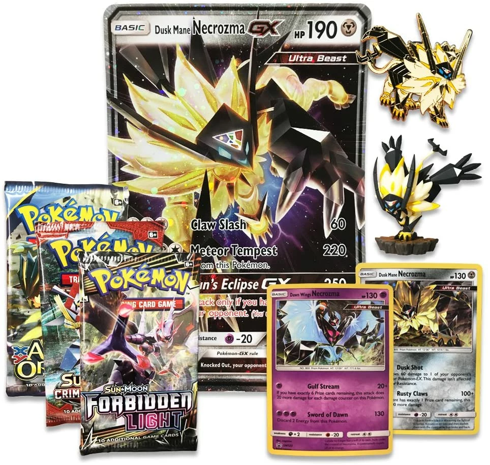 Best Sale π₯° Pokemon TCG: Dusk Mane Necrozma Premium Collection π 4 Pokemon TCG: Dusk Mane Necrozma Premium Collection