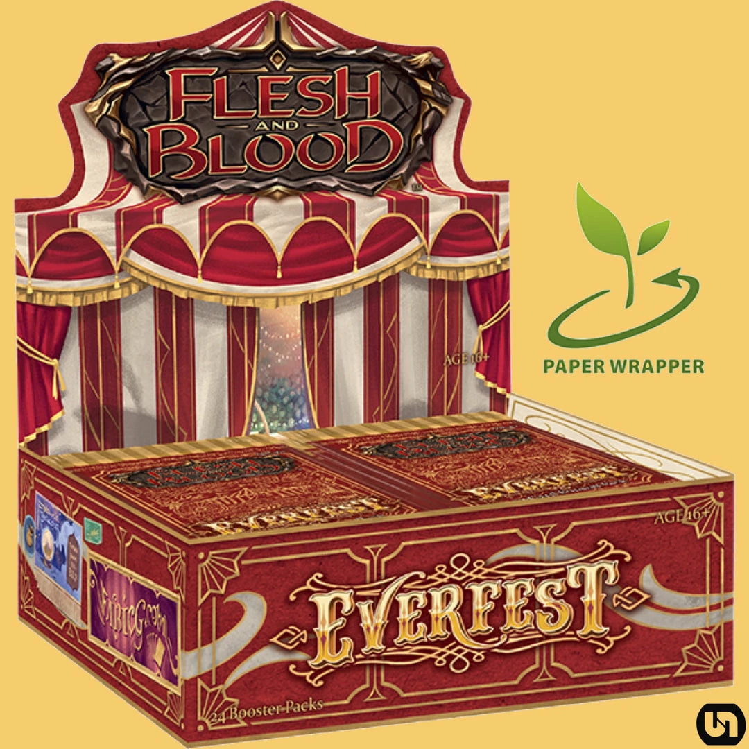 New β Legend Story Studios Flesh & Blood TCG: Everfest First Printing Booster Box TCGs π€© 3 Legend Story Studios Flesh & Blood TCG: Everfest First Printing Booster Box TCGs