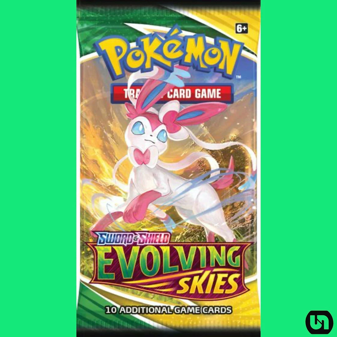 Best Pirce ๐ฏ Pokemon TCG: Sword & Shield - Evolving Skies Booster Pack โ๏ธ 3 Pokemon TCG: Sword & Shield - Evolving Skies Booster Pack