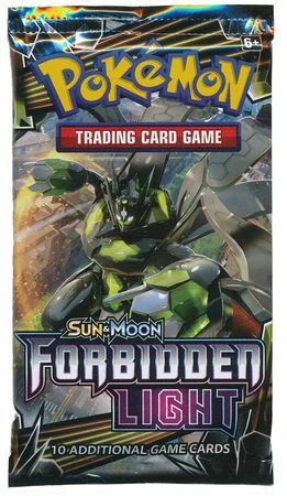Cheapest π Pokemon TCG: Sun & Moon Forbidden Light Booster Pack TCGs π₯° 4 Pokemon TCG: Sun & Moon Forbidden Light Booster Pack TCGs