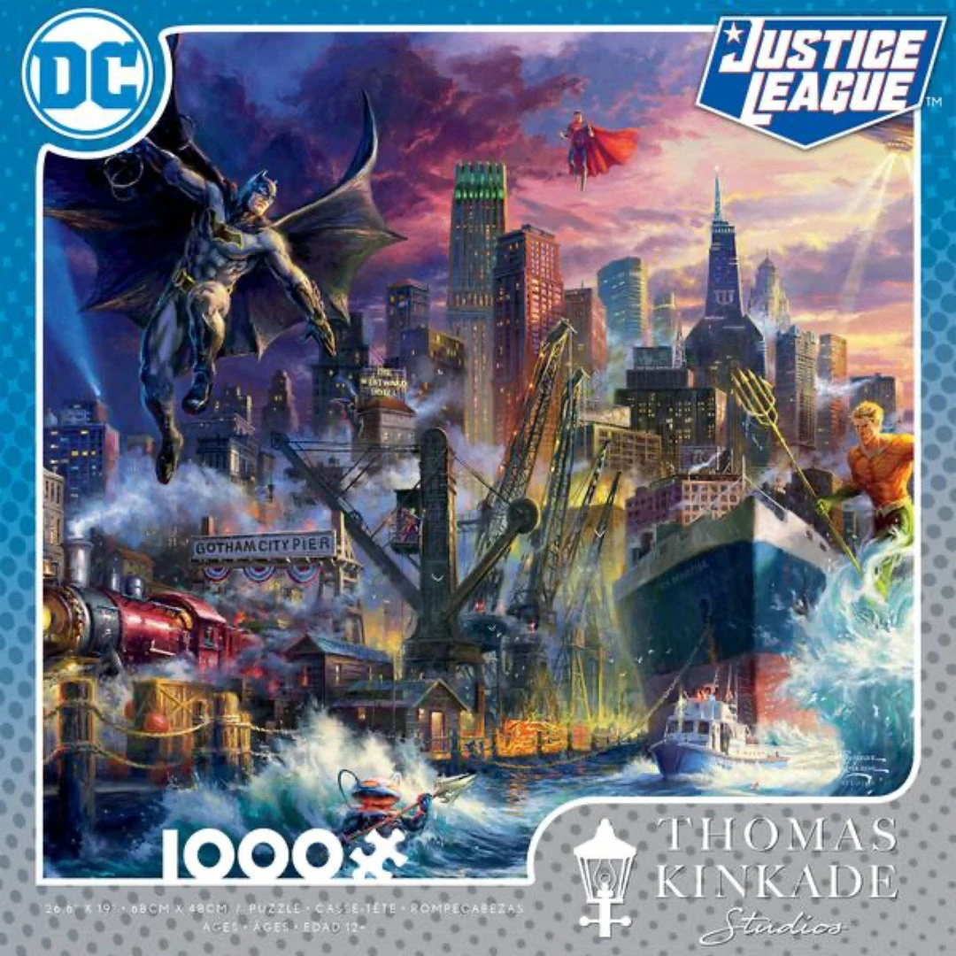 Best deal π CEACO Company Thomas Kinkade: DC Justice League - Showdown At Gotham Pier 1000pc Puzzle Toys & Figures π 3 CEACO Company Thomas Kinkade: DC Justice League - Showdown At Gotham Pier 1000pc Puzzle Toys & Figures