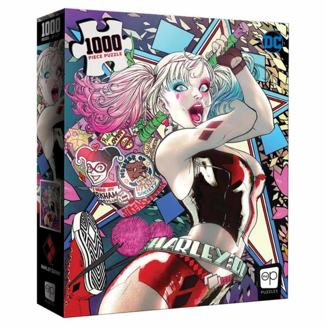 Outlet ✔️ USAopoly Harley Quinn Die Laughin 1000pc Puzzle ✔️ 3 USAopoly Harley Quinn Die Laughin 1000pc Puzzle