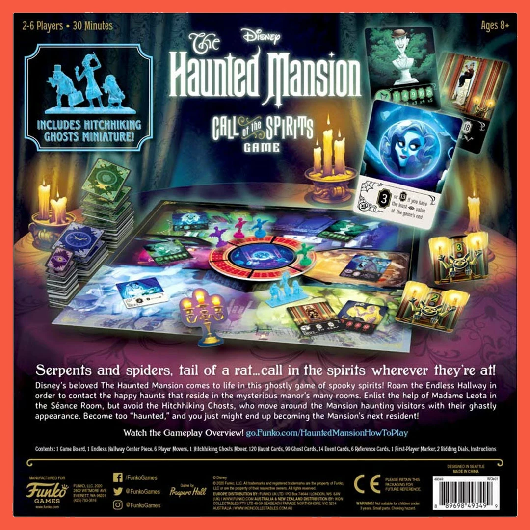 Best reviews of 𧨠Funko Board Games Disney: The Haunted Mansion π 4 Funko Board Games Disney: The Haunted Mansion