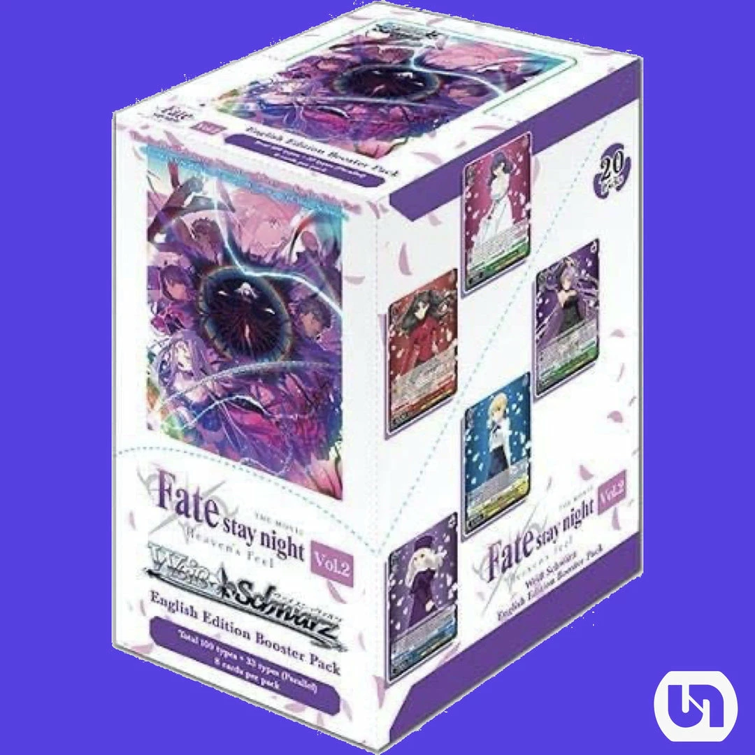 Coupon π BushiRoad Weiss Schwarz: Fate Stay Night - Heaven's Feel Vol 2 Booster Box TCGs β 3 BushiRoad Weiss Schwarz: Fate Stay Night - Heaven's Feel Vol 2 Booster Box TCGs