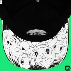 Bioworld Pokemon: Pokeball Holographic Elite Flex Pre-Curved Snapback