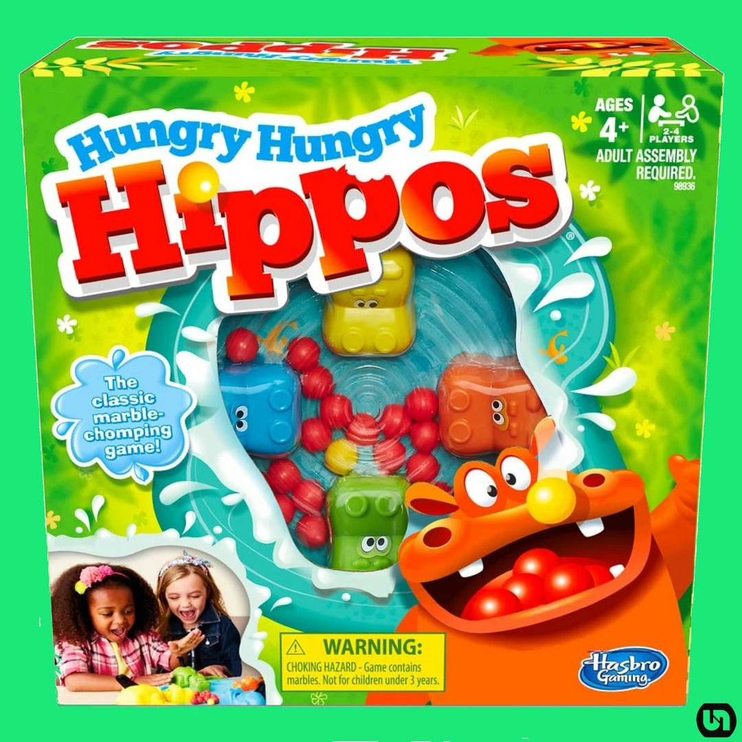 Outlet π Hasbro Gaming Board Games Hungry Hungry Hippos π― 3 Hasbro Gaming Board Games Hungry Hungry Hippos