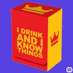 Legion Supplies Deck Box: I Drink & I Know Things