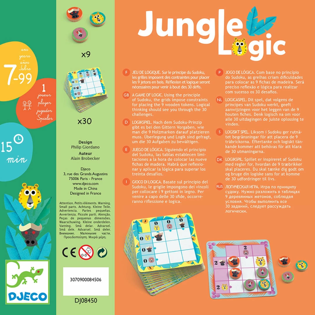 Cheap β Djeco Jungle Logic Board Games π 4 Djeco Jungle Logic Board Games