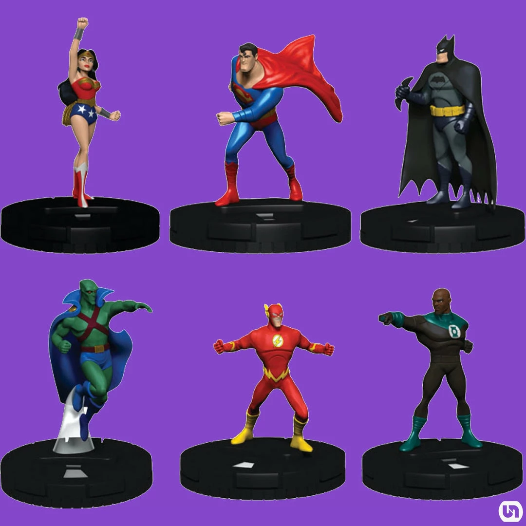 Brand new π Wizkids Miniatures DC HeroClix: Justice League Unlimited Starter Set π 3 Wizkids Miniatures DC HeroClix: Justice League Unlimited Starter Set