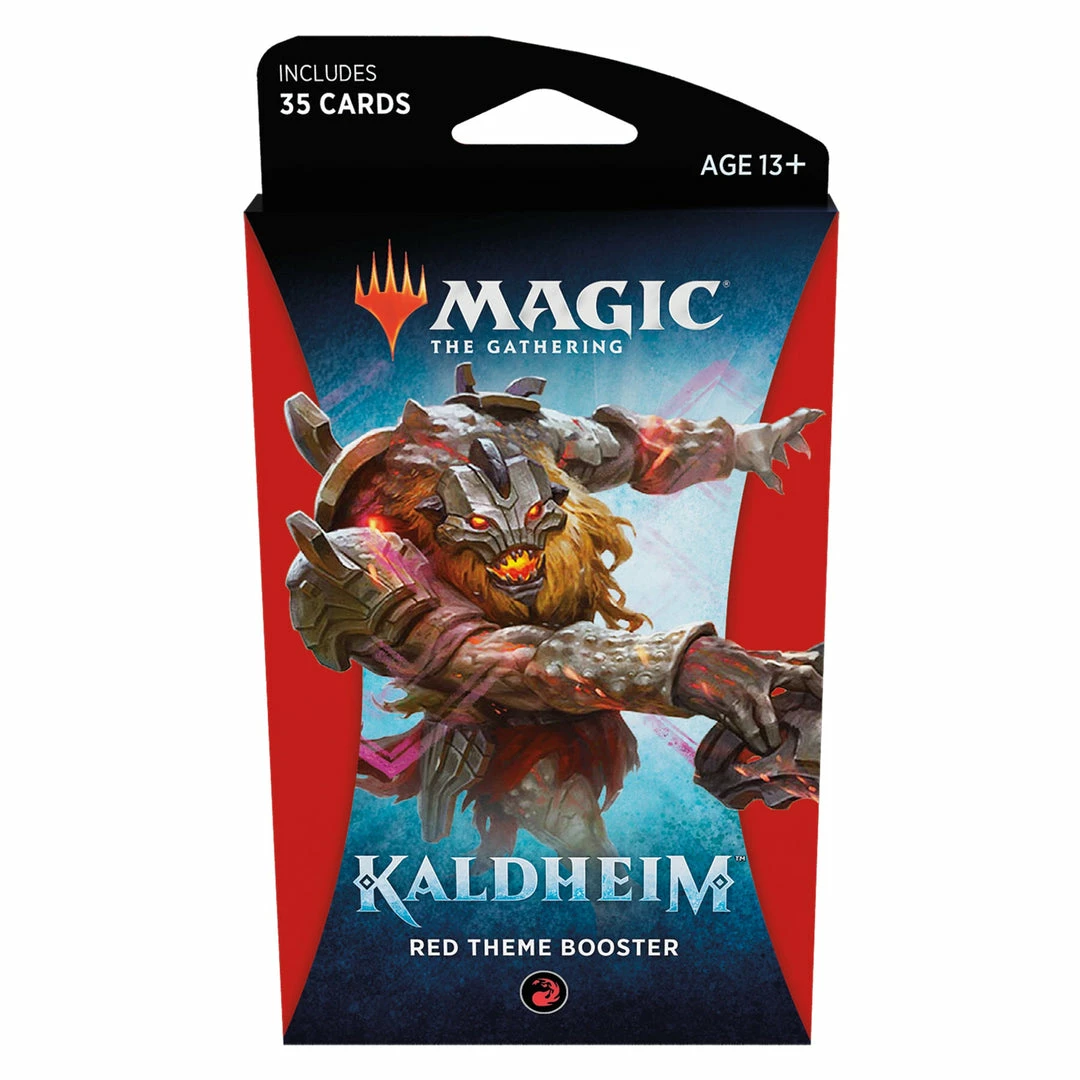 Brand new π Wizards Of The Coast Magic The Gathering: Kaldheim Red Theme Booster π 3 Wizards Of The Coast Magic The Gathering: Kaldheim Red Theme Booster