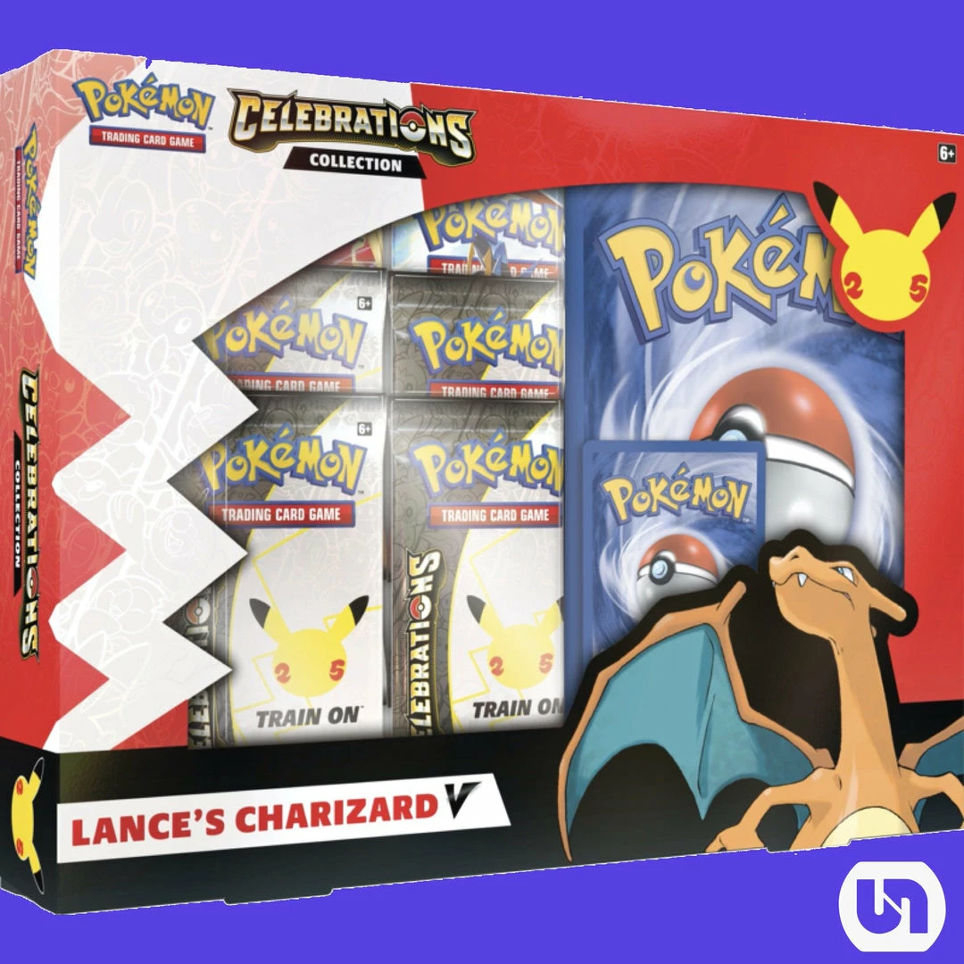 Hot Sale π Pokemon TCG: Celebrations Collections Lance's Charizard V TCGs π 3 Pokemon TCG: Celebrations Collections Lance's Charizard V TCGs